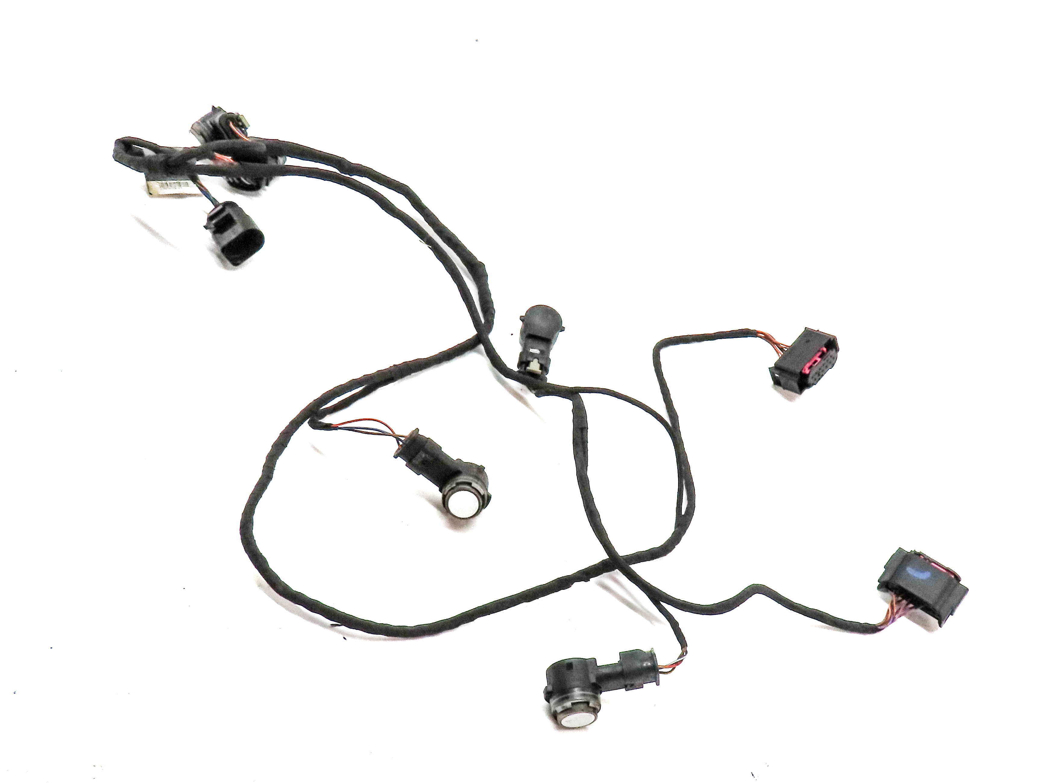 2015 AUDI S3 (8V) REAR PARK ASSIST PDC DISTANCE CONTROL SENSOR SET/4 (White) — exact item pictured